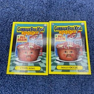 Garbage Pail Kids Flashback Cyril Bowl/Soggy Oggie 39a/39b 2011 Topps..